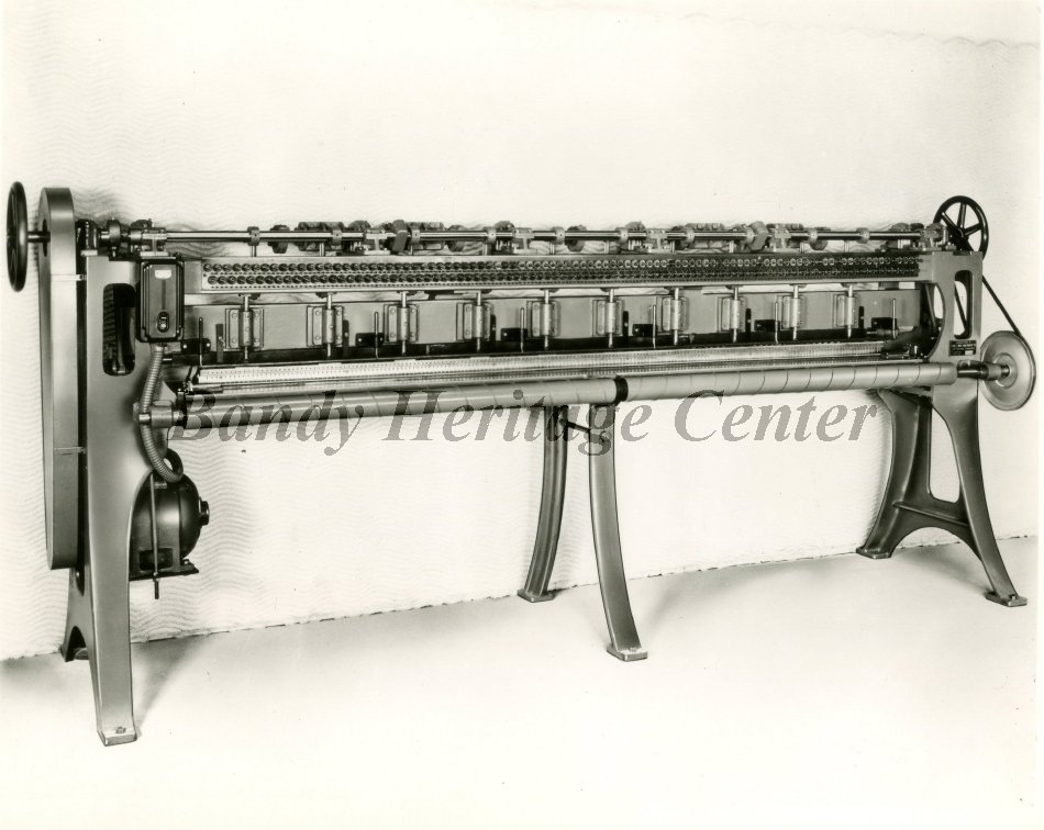 1946 model tufting machine, 115" tufting width (2011.002.0264)