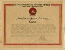 Citation, Bronze Star