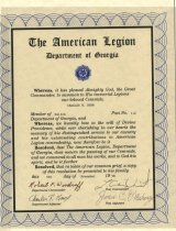 Resolution, American Legion