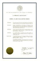 Proclamation, Gubernatorial