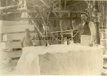 Workers  using surfacing machine - PCM scan