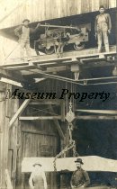 Overhead crane in cutting shed circa 1900 - PCM scan