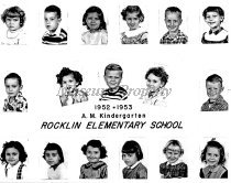 1952-1953 Rocklin Class Photo