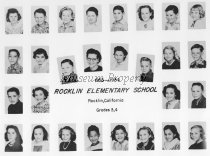 1953-54 Rocklin elementary Class Photo