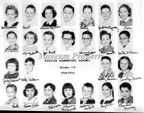 1954-55 Rocklin Elementary Class Photo