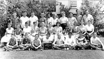 1957-58 Rocklin 7th & 8th Grade Class Photo.