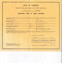 John Sawaya copy of birth record