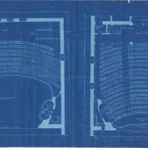 Drawing of Main Floor and First Balcony Level