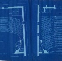 Architectural Drawing Main Floor and First Balcony