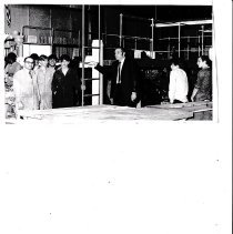 Group of people in the Fox West in the 1950s.  Can you name any of them?