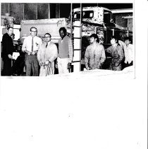 A group of people at the Fox West in the 1950's. Can you identify anyone?