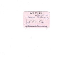 Card, Identification