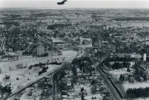 Aerial photograph of Fairy Lake, Newmarket from the east