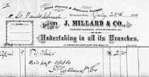 J. Millard & Co. invoice to St. Paul's Church