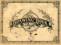 A drawing book containing pencil sketches by Edgar Baker