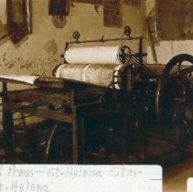 St. Helena Star Old Printing Press
