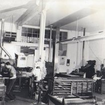 St Helena Star typesetters