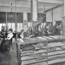 St. Helena Stor Linotype operators