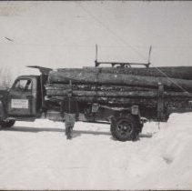 Stan Emms, saw mill owner in 1956