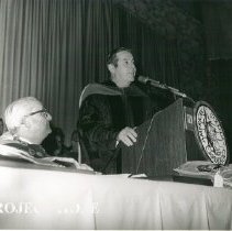 Dr. Walsh receiving Distinguished Service Award