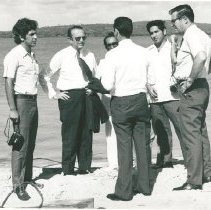 Sergio Brito, Governor Cortez Pereria, Dr. Antinor Porpino, Adm. Tertius Re