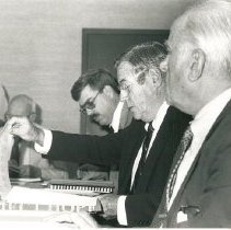 Dr. Walsh and William Brockschmidt at conference