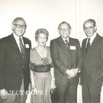 1978 Dr. Sam Kron, Ethel Black, Dr. Elmer Diskan, Dr. Herb Bloom