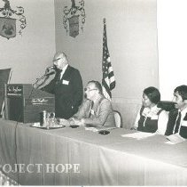 1979Phili Reunion:  Dr. E. Croft Long, Dr. Elmer Diskan, Sr. Thelma Mitchel