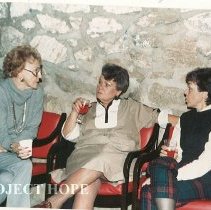 1986  Alice Mild, Ann Ledford, Judy Berner at HOPE Center