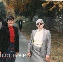 Joanne Jene & Carol Fredriksen at HOPE Center