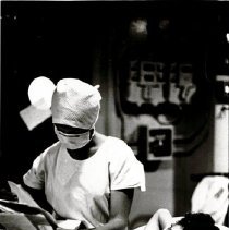 Operating room nurse Margaret Poythress.