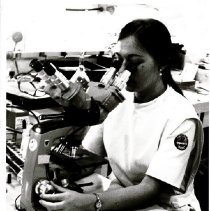 Lab Technician Linda Nims