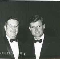 Dr. Walsh and Ted Kennedy at the 1964 HOPE Ball.