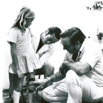 Orthopist Closing Clausen England with student Rimondo Morias and pt.