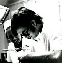 Dental Coordinator Kenneth Burrell with counterpart Dr. Leda Galvao