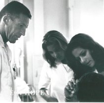 Dr. David Dugan with nurses.