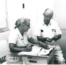 Dr. and Mrs. William Fleming at family planning center Hospital Maternidade