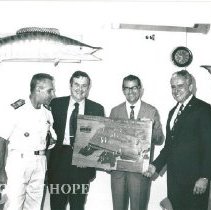 Admiral of Navy, Dr. Walsh, Minister and Rector.