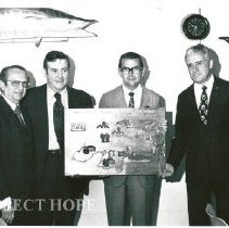 Governor of State Jose Cortez Pereira, Dr. Walsh, Minister and Rector.