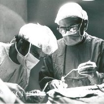 Dr. Voris neurosurgeon on right with counterpart