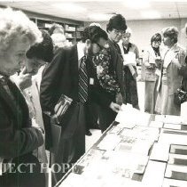 Tour of HOPE Center - Print Shop, Carol Fredriksen and Alice Mild