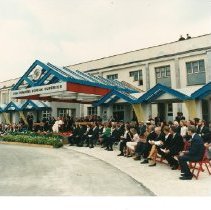 Entrance of PACH where Dignitaries attended the consecration with Pope