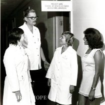 Rena Storm, John Schaaf, Karen Kelley with Jamaican student.