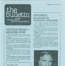 the bulletin September 1978, Vol. 1, No. 3, Page 1