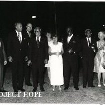 Dr Royaltey, Ellemire, PM Shearer, Capt Howe, Judy Shaw, Melzers, Campbell