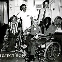 ?Ray Lewendowski, JoAnn Kezser, Julius ?, Fr Dan Tormey, Rich Brooks.