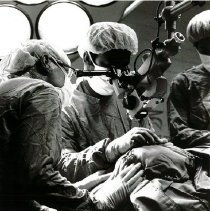 Dr Rufus Morrow with Jamaican surgeon counterpart.