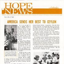 HOPE News  Vol. 6, No. 2/1968 page 1