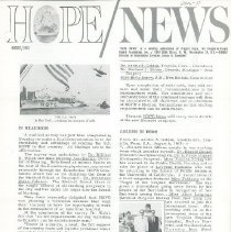 HOPE/NEWS August/1963  page 1