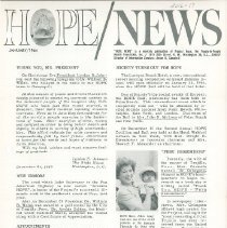 HOPE/NEWS January/1964  page 1